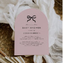 Search for arch baby shower invitations Modern minimalist