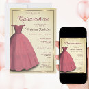 Search for red dress quinceanera invitations Pink