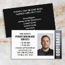 Search for bodyguard business cards Bouncer