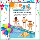 Search for swim party invitations Kids