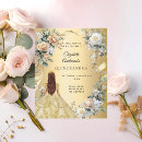 Search for yellow quinceanera invitations Gold