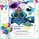 Search for hero birthday invitations Boy