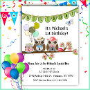 Search for owl 1st birthday invitations Party