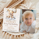 Search for balloon 1st birthday invitations Bear