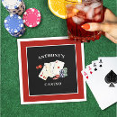 Search for casino party napkins Modern