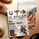 Search for western 60th birthday invitations For him