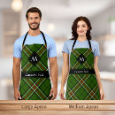 Search for black white red aprons Scottish