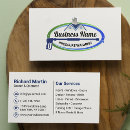 Search for cleaning service logo business cards Blue
