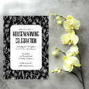 Search for black housewarming party invitations Floral