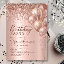 Search for rose gold 60th birthday invitations Calligraphy script