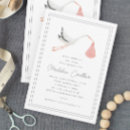 Search for stork baby shower invitations Classic