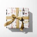 Search for red wine wrapping paper Watercolor