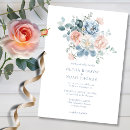 Search for dusty blue and blush pink wedding invitations Garden