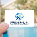 Search for pool cleaning business cards Swimming instructor