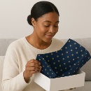 Search for navy blue and gold tissue paper Glam