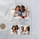 Search for clear save the dates Minimal