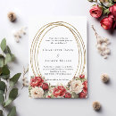 Search for red and gold wedding invitations Classic