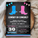 Search for cowboy gender reveal invitations Wild west
