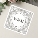 Search for create your own monogram stickers Bride and groom