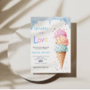 Search for ice cream baby shower invitations Sprinkled with love