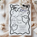 Search for spooky baby shower invitations Little boo