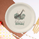 Search for giraffe paper plates Botanical