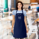 Search for cafe aprons Small business