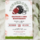 Search for american football birthday invitations Brown