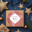 Search for elegant merry christmas stickers Red