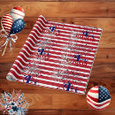 Search for fireworks wrapping paper Red white and blue