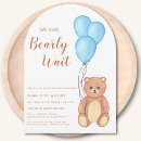 Search for bear shower invitations Whimsical