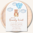 Search for we can bearly wait baby shower invitations Cute animal