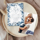 Search for blue floral border wedding invitations Elegant