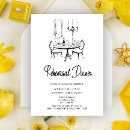 Search for whimsical rehearsal dinner invitations Retro