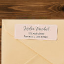 Search for gold border return address labels Simple