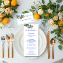 Search for lemon place cards Blue