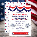 Search for red white and blue invitations Fireworks
