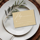 Search for tan rsvp cards Minimalist