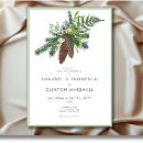 Search for pinecone wedding invitations Woodland