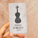 Search for violin business cards Music teacher