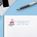 Search for 4th of july return address labels Watercolor