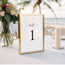 Search for rehearsal dinner table cards Black and white