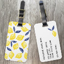 Search for lemon luggage tags Mediterranean