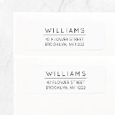 Search for clear wedding return address labels Elegant