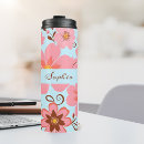 Search for blue floral travel mugs Trendy