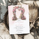 Search for blush pink watercolor floral invitations Boho