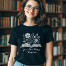 Search for bookish womens tshirts Just one more chapter