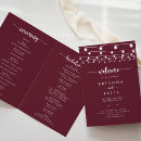 Search for order of service for weddings For her