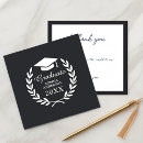 Search for graduate name cards Black