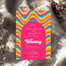 Search for waves wedding invitations Retro